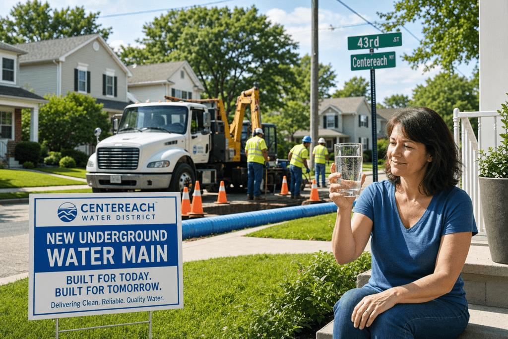 Understanding Centereach Tap Water Safety Following the 43rd Street Main Replacement