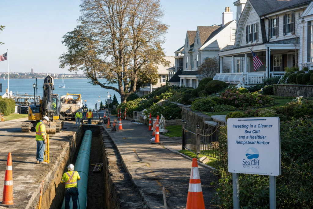 Sea Cliff Sewer Odors and Harbor Concerns – Here’s How the $6.5M Sewer Project Changes Your Water Story (June 2024)